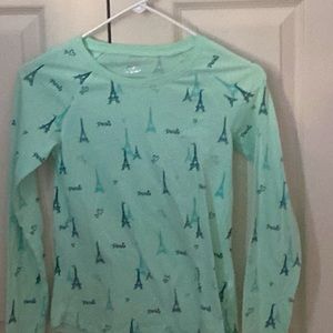 Paris Eiffel Tower shirt.